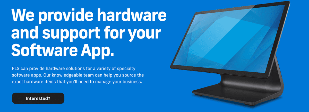 We provide hardware and support for your software appA