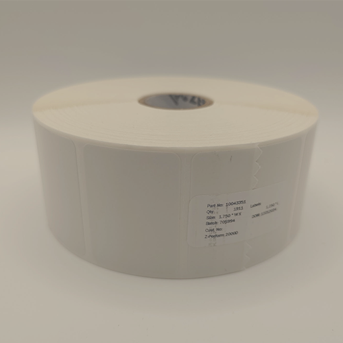 Zebra 1.75 Inch x 1.25 Inch Direct Thermal Labels 1911 Labels per Roll 12 Rolls per Case PN 10043351