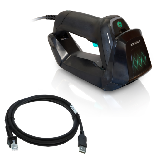 Datalogic Gryphon M4600 Handheld Barcode Scanner Kit PN GM4600-BK-910K1-HP