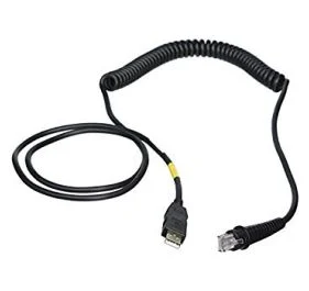 Honeywell 3800 Series Commercial 9FT USB Coiled Cable PN 42206202-01E