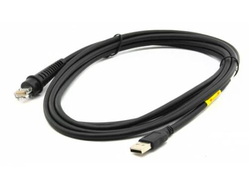 Honeywell 3800/4600/4800/4820 Barcode Scanner USB-A Data Transfer Cable PN 42206161-01E