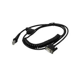 Honeywell Serial DB9F PowerLink Coiled Cable Adapter PN 53-53000-3