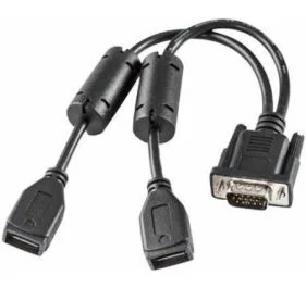 Honeywell VM3 USB Y Cable D15 MALE TO 2USB TYPE A PN VM3052CABLE