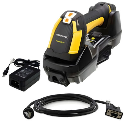 Datalogic PowerScan 9600 Series Handheld Barcode Scanners Kit PN PM9600-HP910RBK30