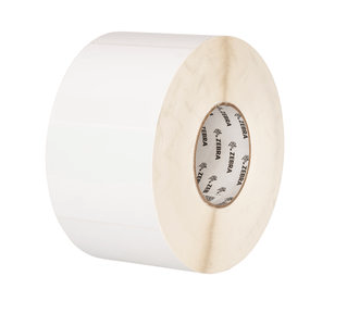 Zebra Z-Select 4000T 3.25in x 5831ft Continuous Thermal Transfer Labels 6/Box 3-in Core PN 72287