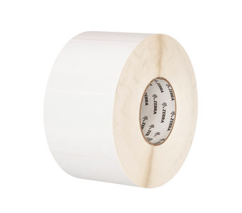 Zebra Z-Xtreme 4000T White 2x1 Thermal Transfer Labels 3000/Roll 1/Box 3in-Core PN 10023244