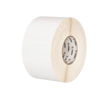 Zebra Z-Xtreme 4000T White 0.75x0.9 Thermal Transfer Labels 1in-Core 1500/Roll 1/Box PN 10023236