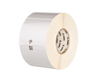 Zebra Z-Ultimate 4000T Silver 1.5x0.75 Thermal Transfer Labels 3in-Core 10000/Roll 1/Box PN 10023155