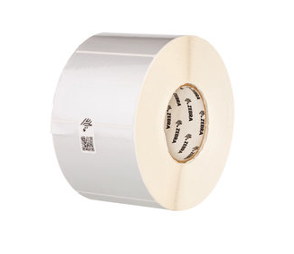 Zebra Z-Ultimate 4000T Silver 0.75x0.25 Thermal Transfer Labels 3in-Core 10000/Roll 1/Box PN 10023152