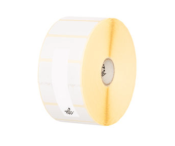 Zebra Z-Ultimate 2000T White 2x0.25 Thermal Transfer Labels 2500/Roll 1/Box 1in-Core PN 10023033