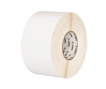 Zebra PolyPro 4000T Removable 1.5x0.75 Thermal Transfer Labels 1in-Core 1500/Roll 1/Box PN 10022933