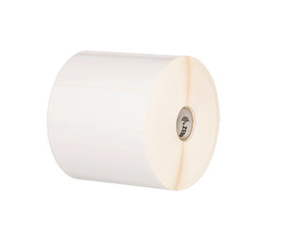 Zebra Z-Ultimate 4000T High Tack White 3X1 Thermal Transfer Labels 4300/Roll 4/Box 3in-Core PN 10014014
