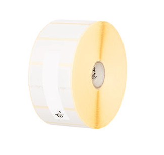 Zebra Z-Ultimate 2000T White 1X1 Thermal Transfer Labels 16456/Roll 4/Box 3in-Core PN 10011977