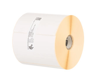 Zebra 8000D Near-IR 4X8 5in-OD Direct Thermal Labels 310/Roll 4/Box 1in-Core PN 10010061
