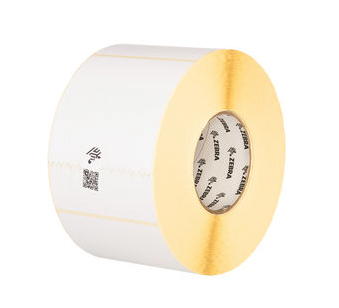 Zebra Z-Perform 2000D 4X3 Direct Thermal Labels 5in-OD 1in-Core 840/Roll 6/Box PN 10010032