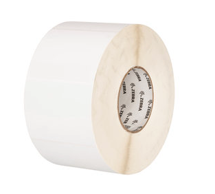 Zebra Z-Select 4000T 3X1 Thermal Transfer Labels 1in-Core 2580/Roll 6/Box PN 10009528
