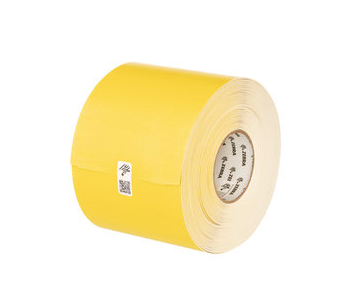 Zebra Z-Perform 2000T 4X3 Flood-coated Yellow Thermal Transfer Labels 3in-Core 1840/Roll 4/Box PN 10006209-1