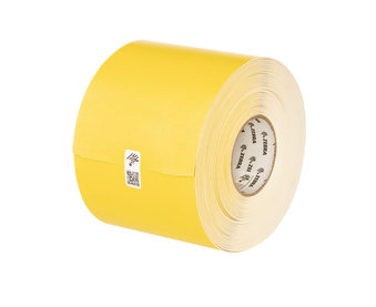 Zebra Z-Perform 2000T 4X6.5 Flood-coated Yellow Thermal Transfer Labels 3in-Core 900/Roll 4/Box PN 10005725-1