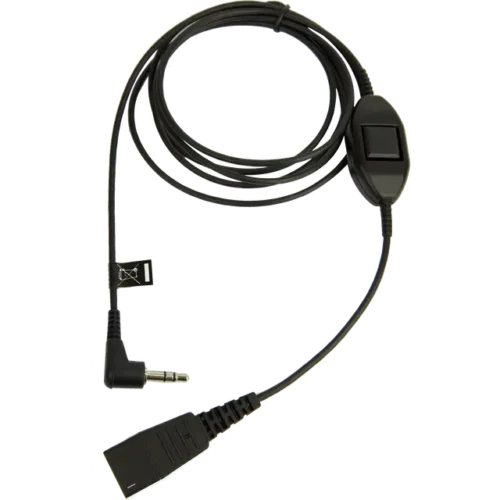 Jabra Quick Disconnect to 3.5mm w/ Mute Switch Alcatel PN 8735-019