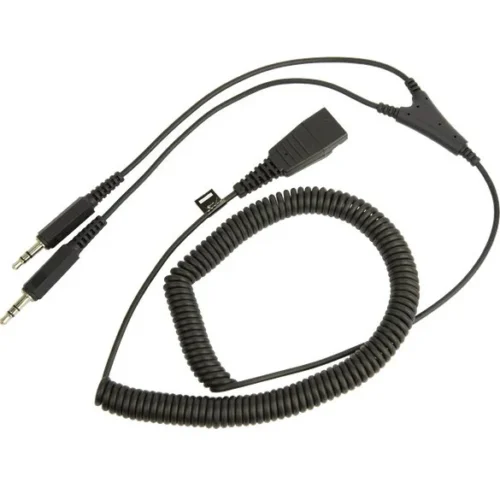 Jabra Quick Disconnect to Dual 3.5mm Jacks for PC PN 8734-599